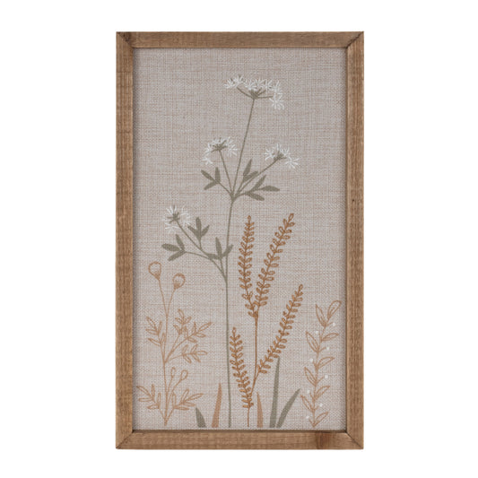 Framed Floral Canvas MEL