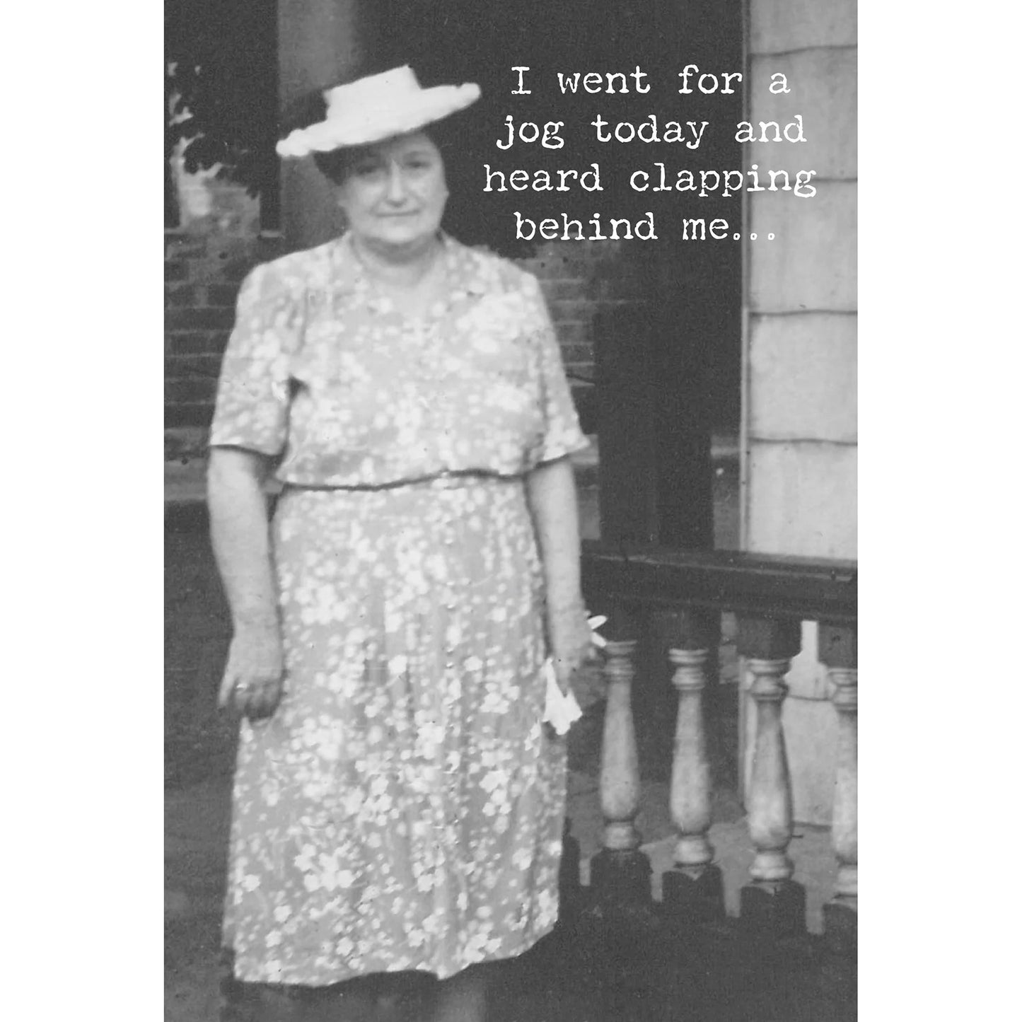 Greeting Card - Jog Today