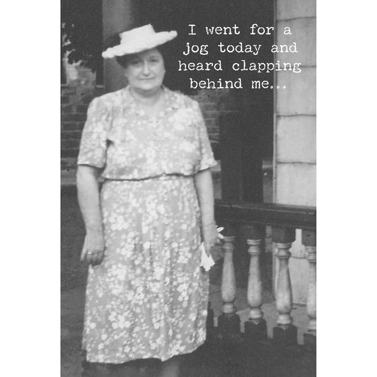 Greeting Card - Jog Today