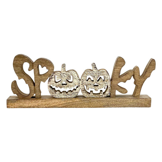 Spooky Word Block on Stand