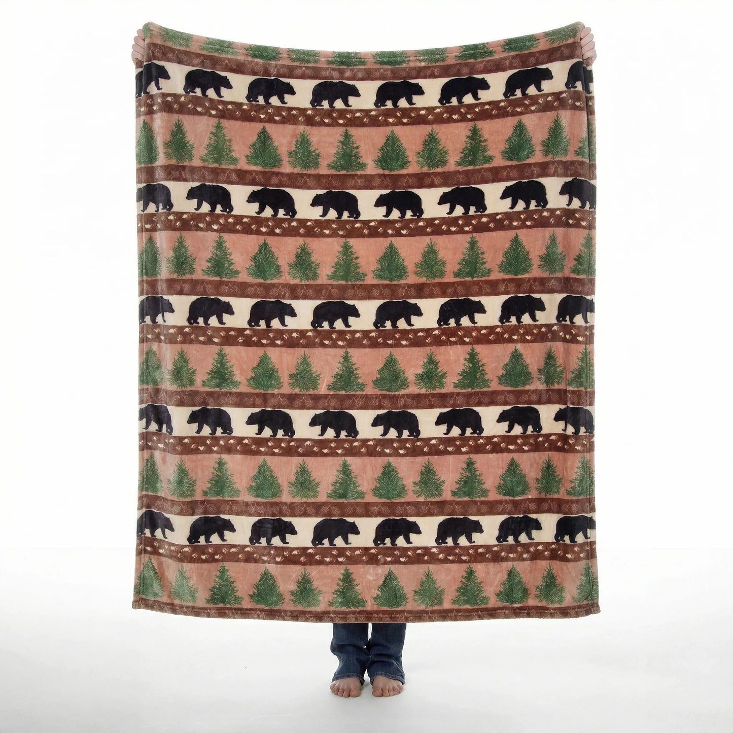 Prints & Pinecones Travel Blanket