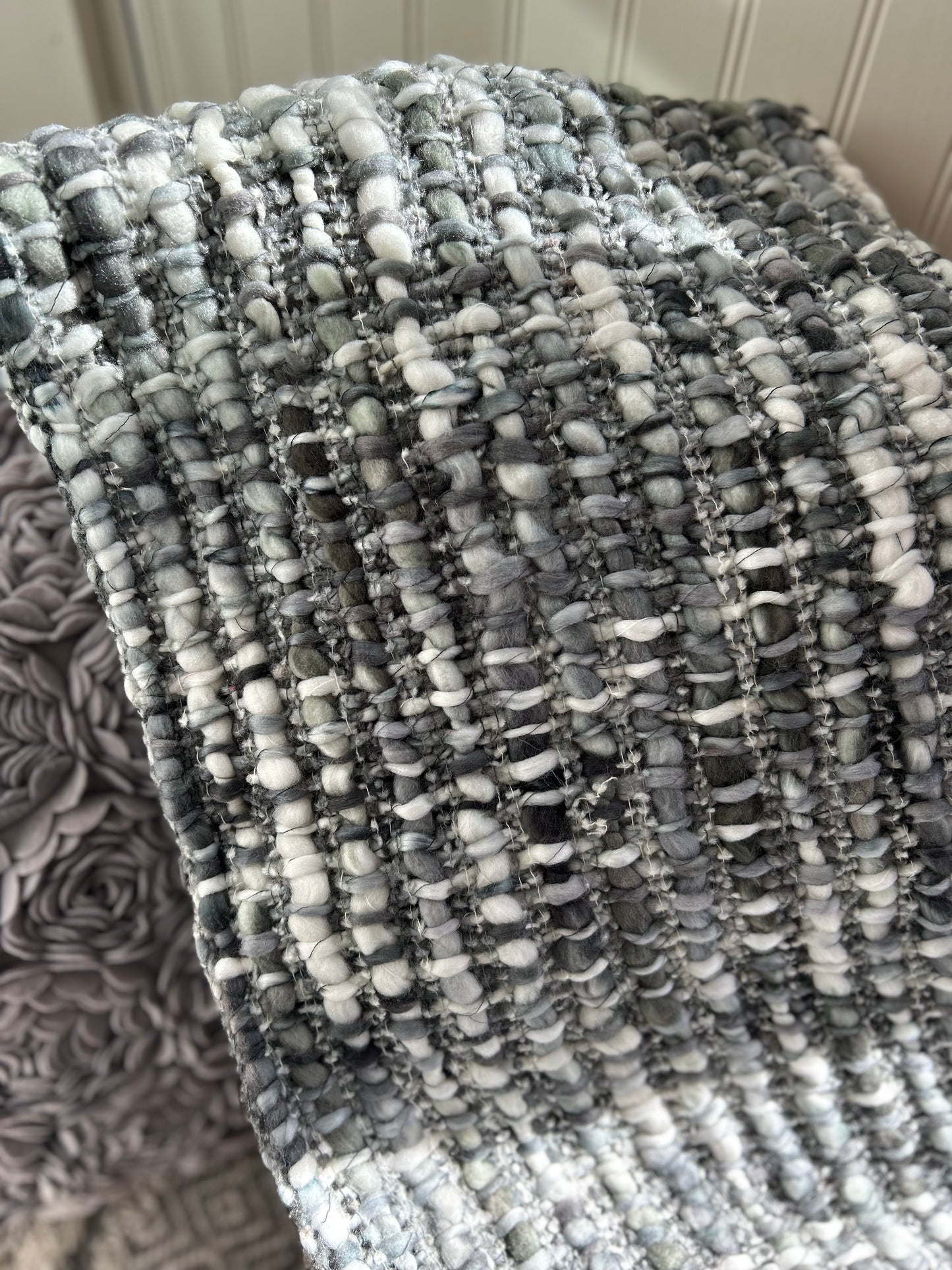 Woven Throw Gray