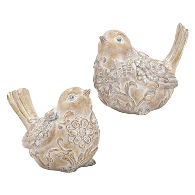 Tan Engraved Birds WT