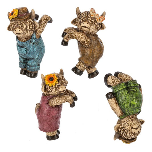 Cow Pot Perchers, 4 asst