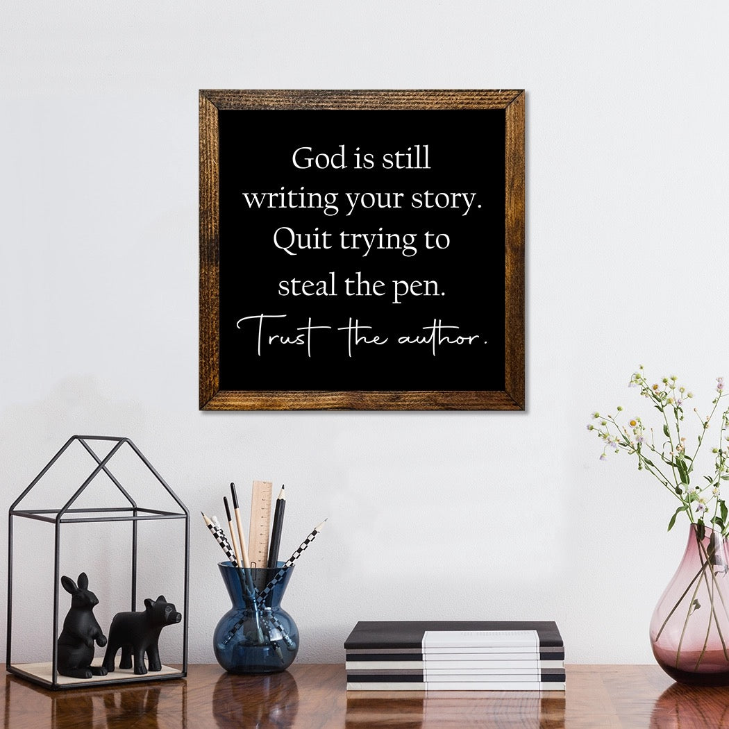 God is Still Writing 12x12