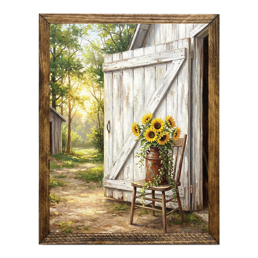 Sunflowers on a Sunny Day 12x15