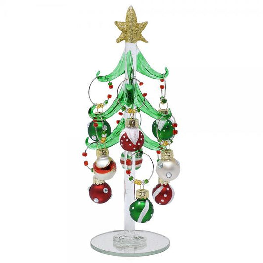 8" Green Tree Red Green