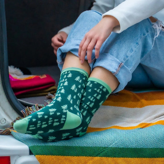 Pine Tree Socks