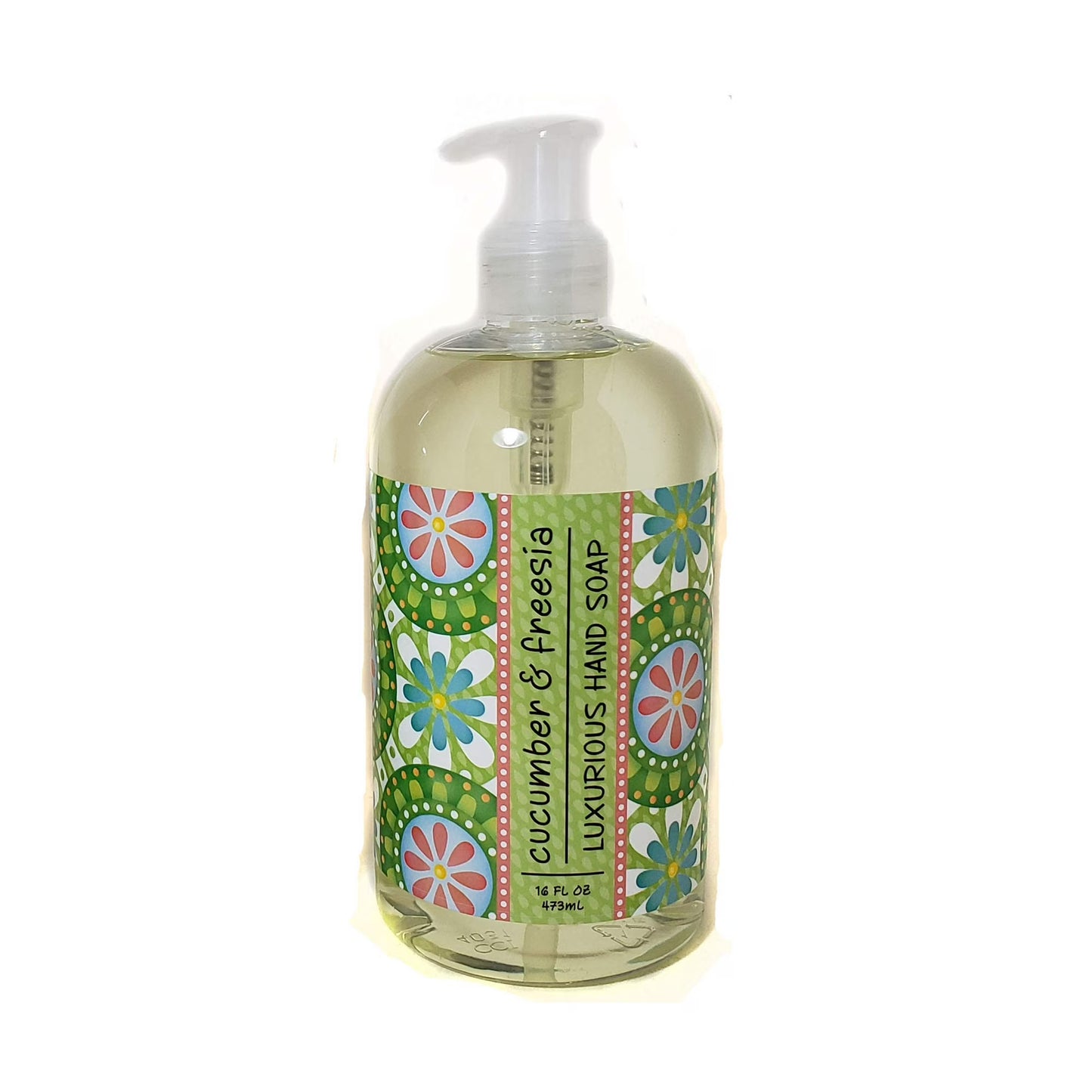 16oz Soap Cucumber & Freesia