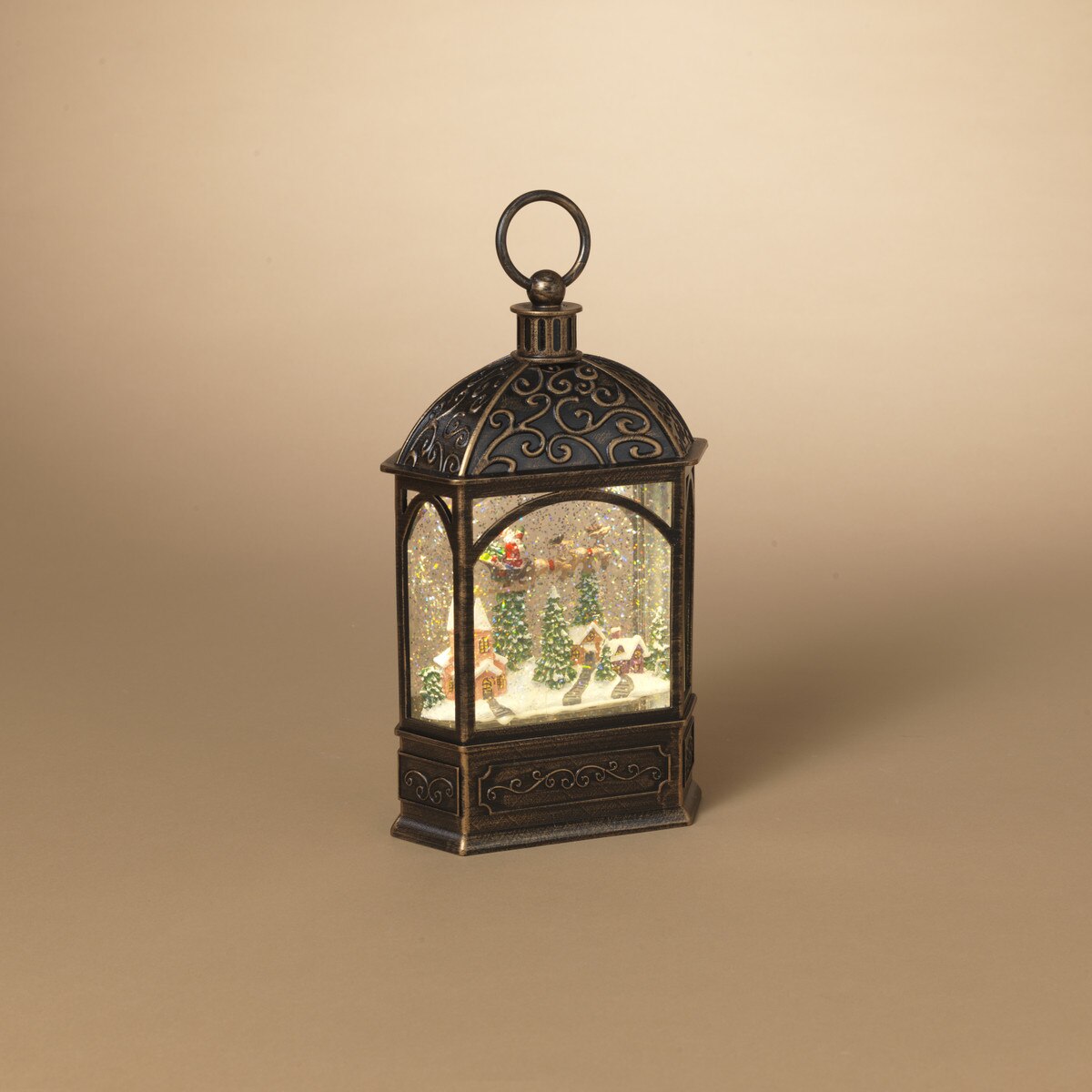 11.75" Holiday Spinning Water Globe