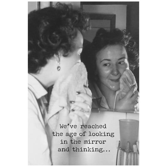 Greeting Card - In The Mirror