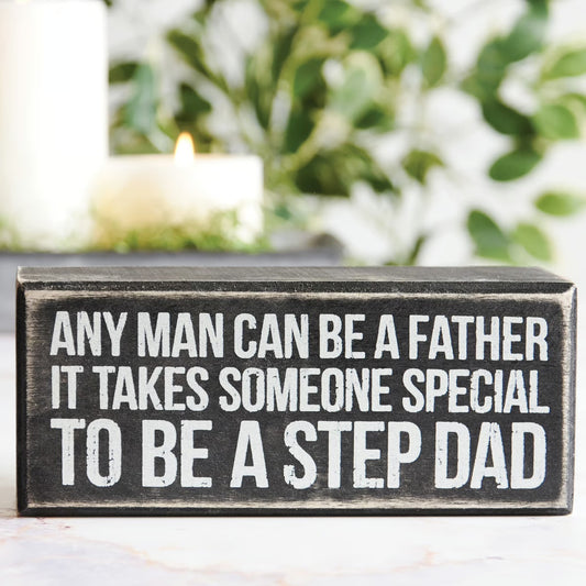 Box Sign-Step Dad