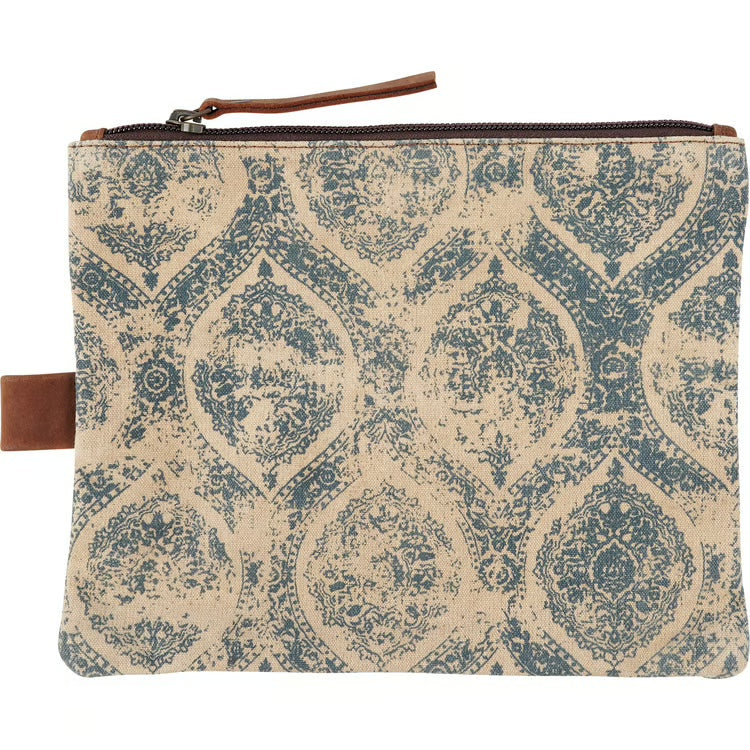 Zipper Pouch-Indigo