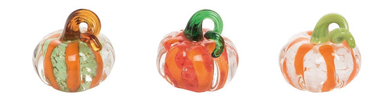 Glass Mini Fall Pumpkin