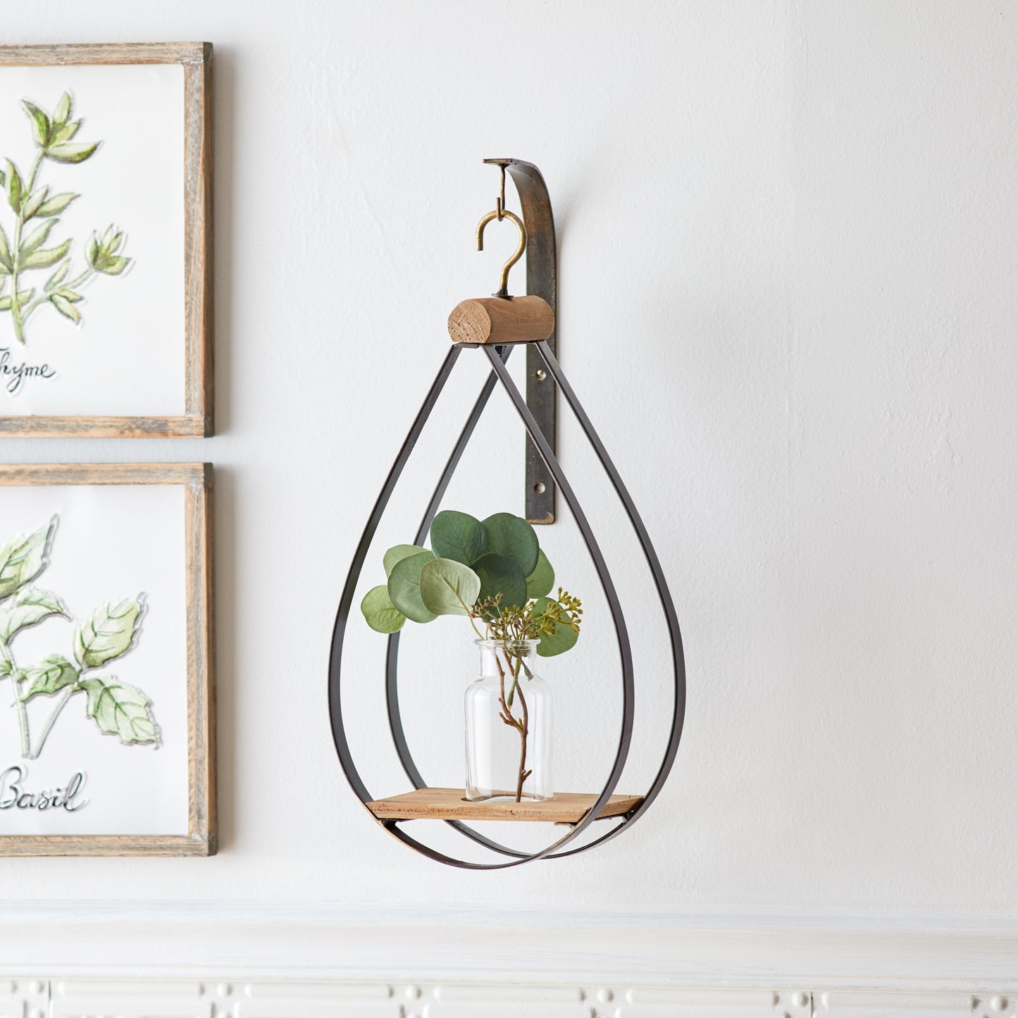 Hanging Bottle Vase 21"