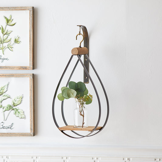 Hanging Bottle Vase 21"