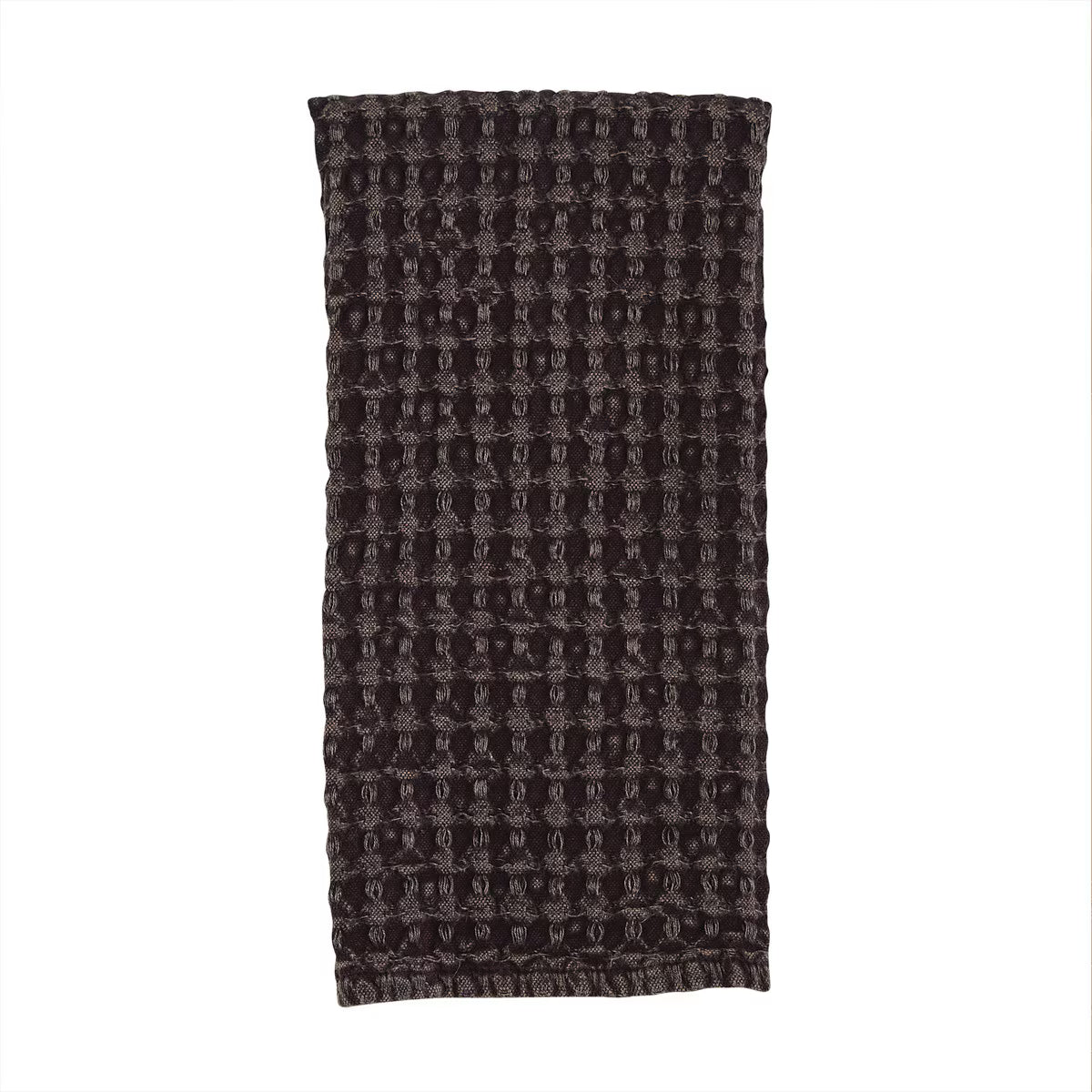 Waffle Weave Towel Chocolate Brown
