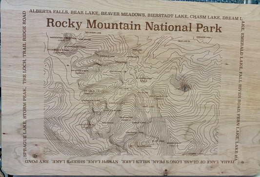 Rocky Mountain Charcuterie Cutting Board