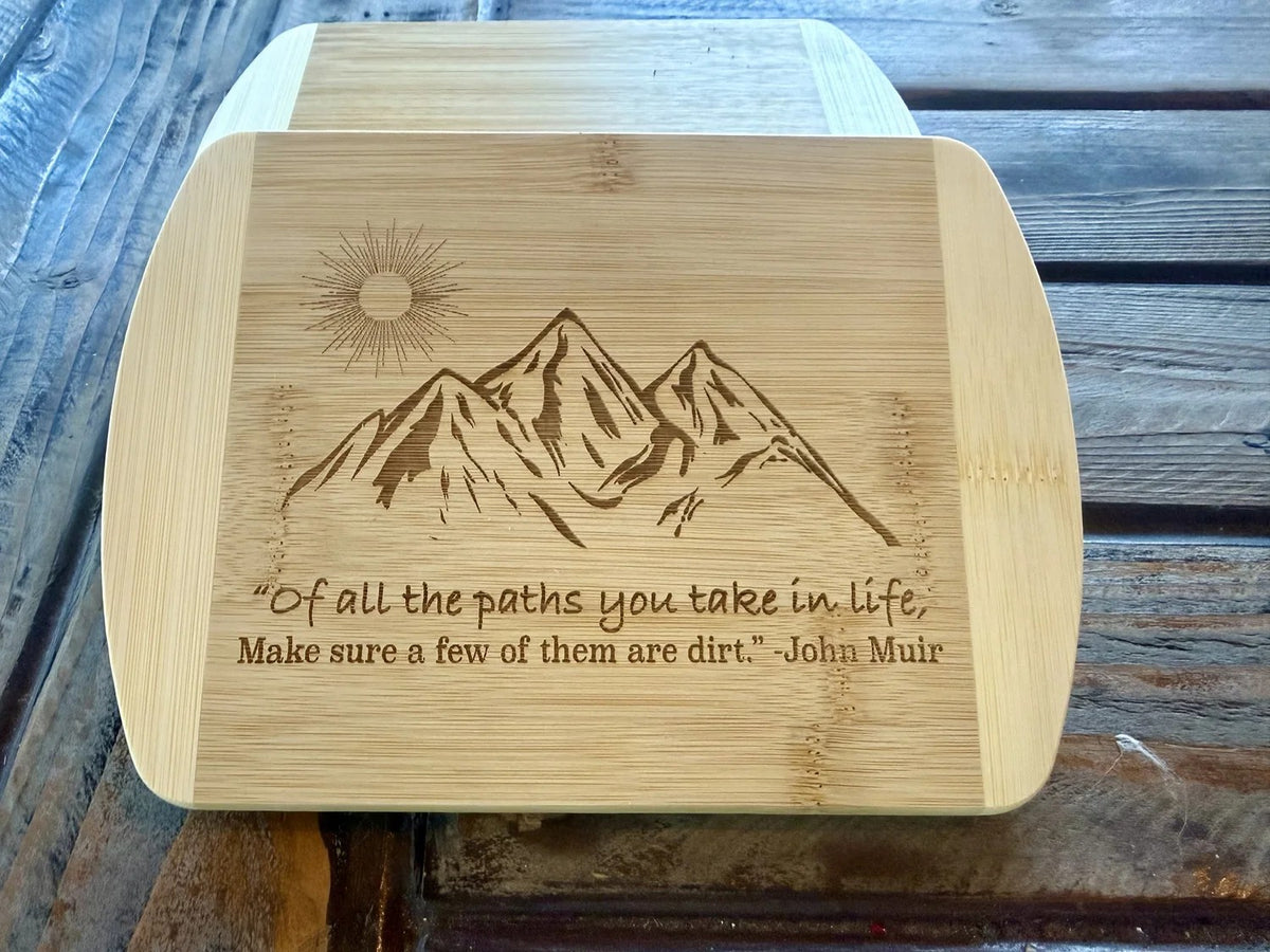 John Muir Inspirational Small Cutting Board