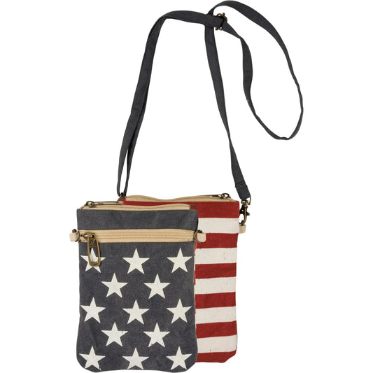 Crossbody Bag-Stars Stripes