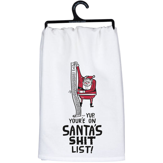 Kitchen Towel-Santa' List