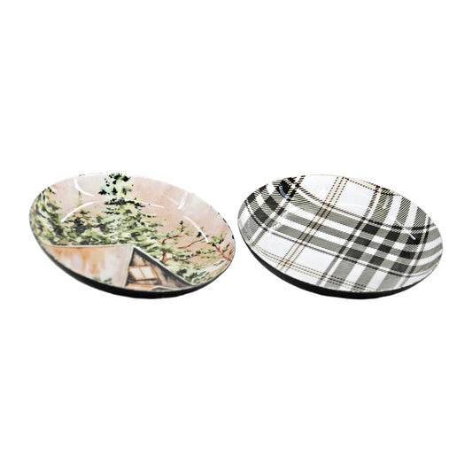 Rustic Cabin Metal Plate