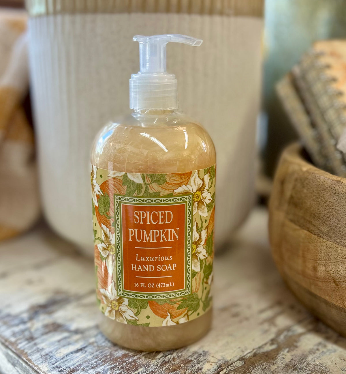 16oz Soap Spiced Pumpkin