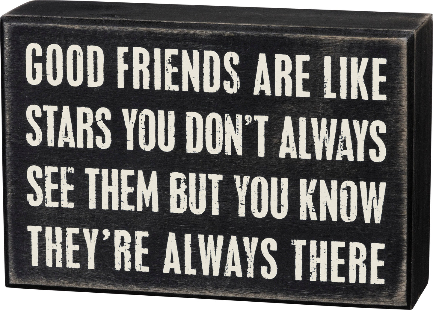 Good Friends Box Sign Rpt