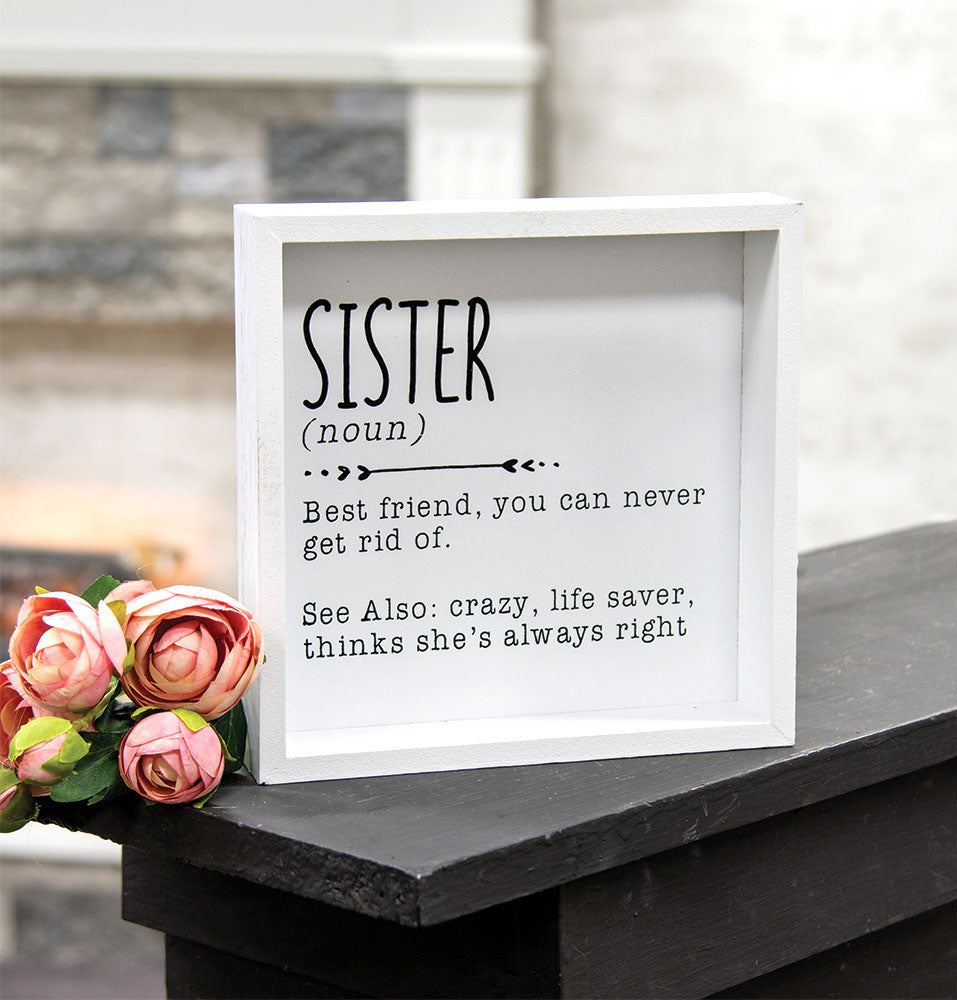 Sister Definition Sign