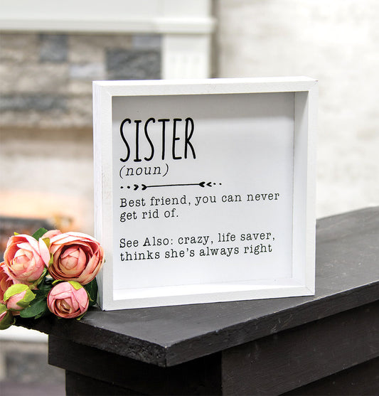Sister Definition Sign