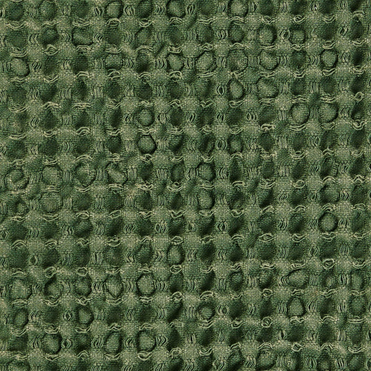 Waffle Weave Towel-Loden
