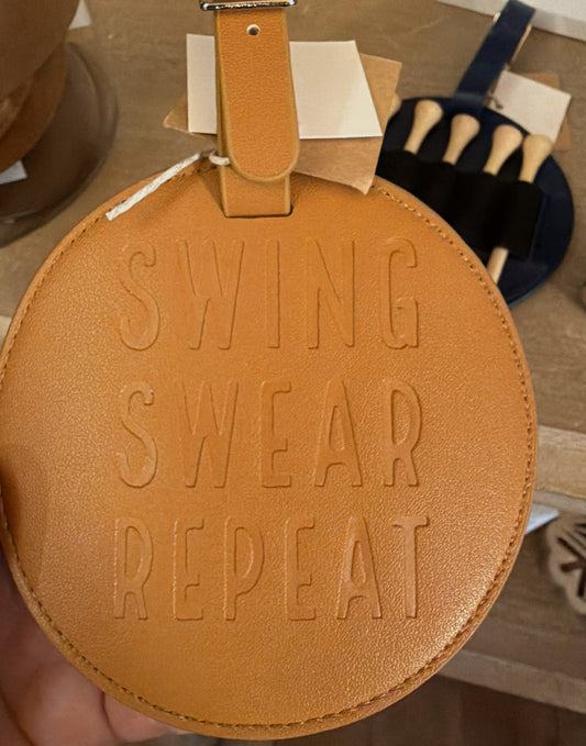Golf Tee Bag Tags / Orange