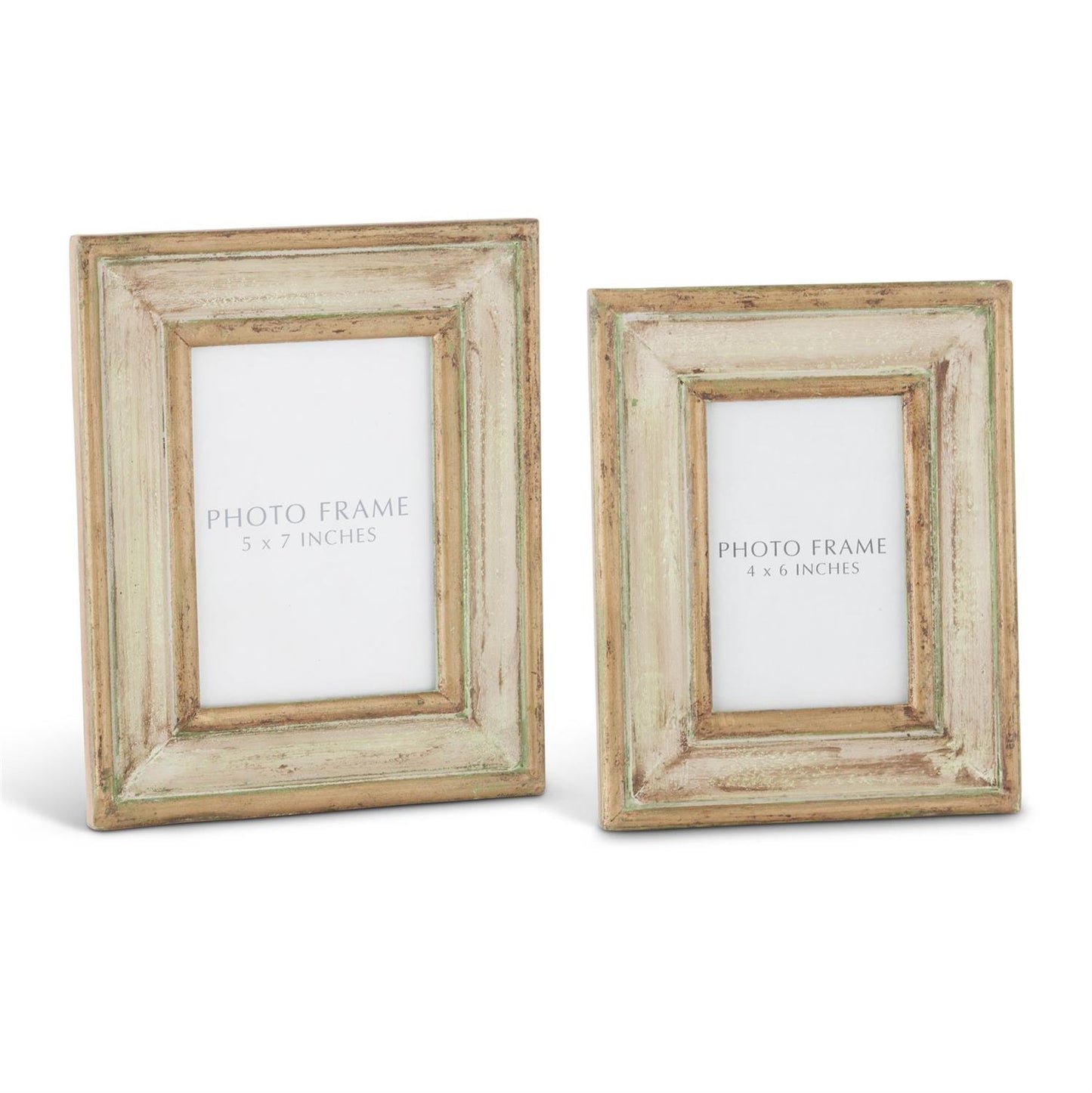 Gold Patina Green Photo Frame 10.5"